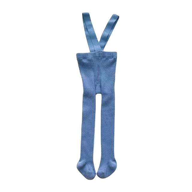 Dojčenské pančuchové nohavice na traky modré S 0-6mcy