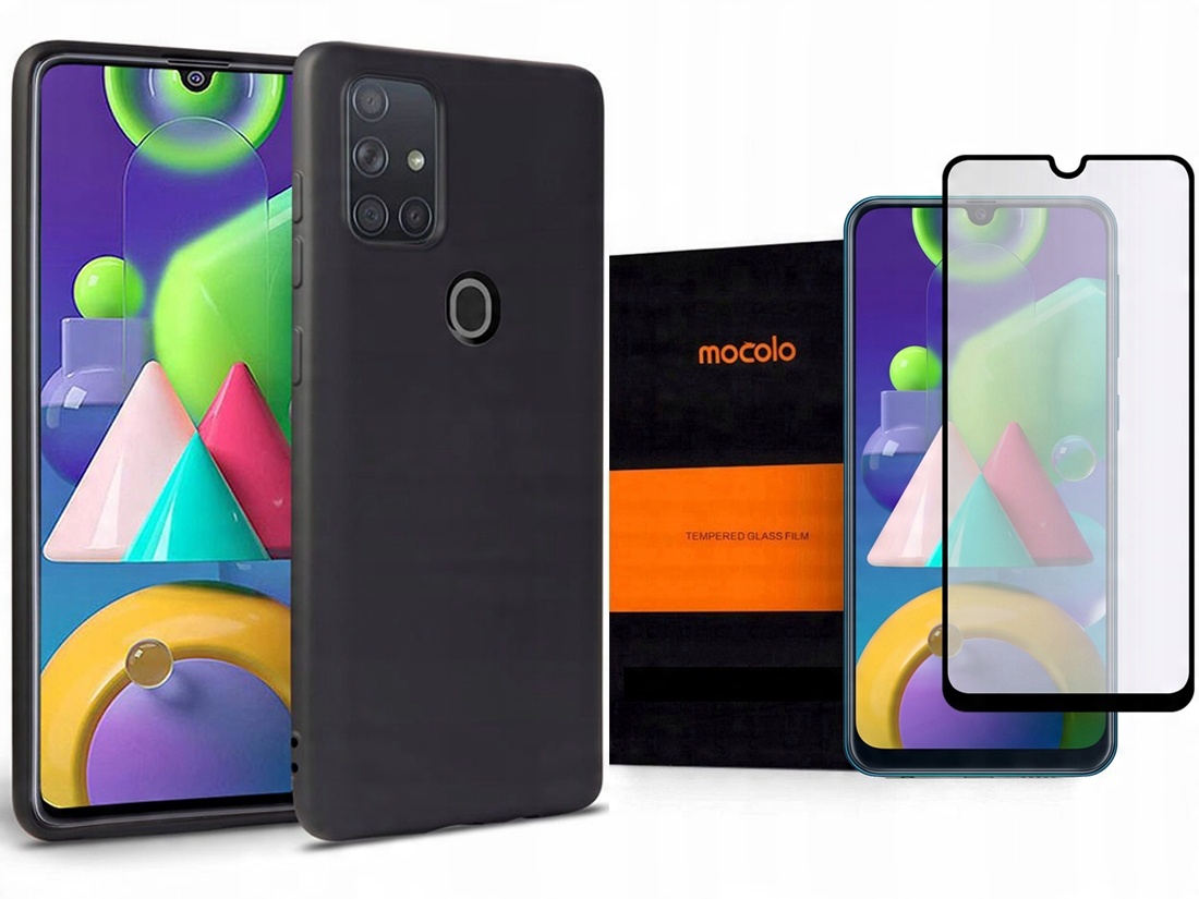 

Icon - Slim Etui Obudowa Do - Galaxy M21 +szkło Tg