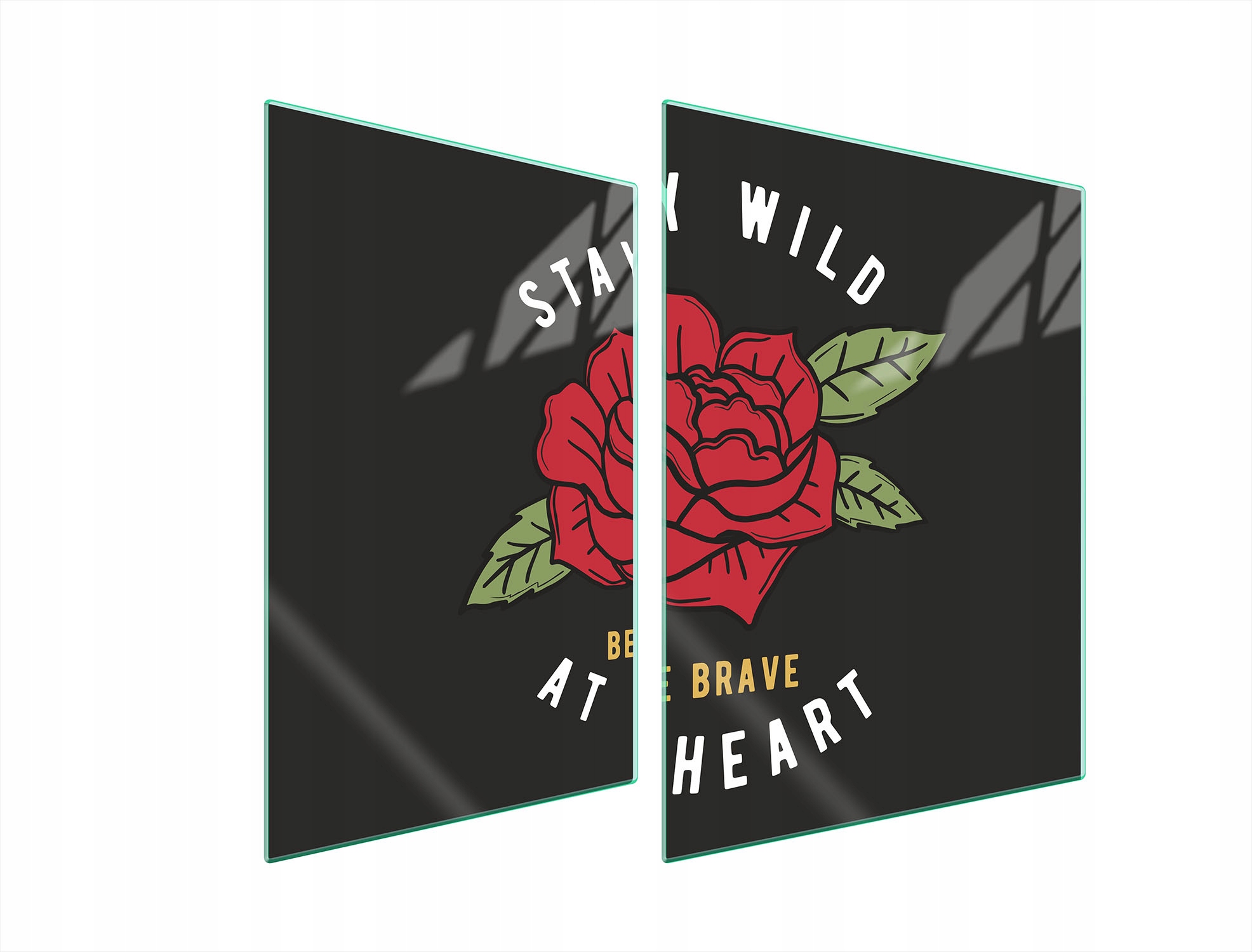 Skleněná Ochranná Deska Na Sporák 70x52 Růže Tvrzené Sklo