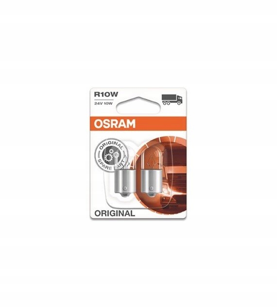 

Żarówka 24V 10W BA15S Osram 2SZT. Blister