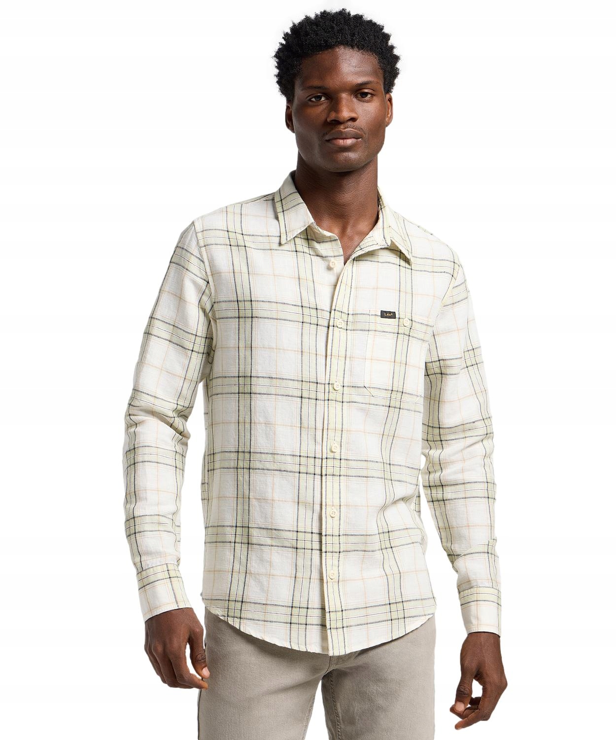 Košile Lee Leesure Shirt 112363903 Sage M