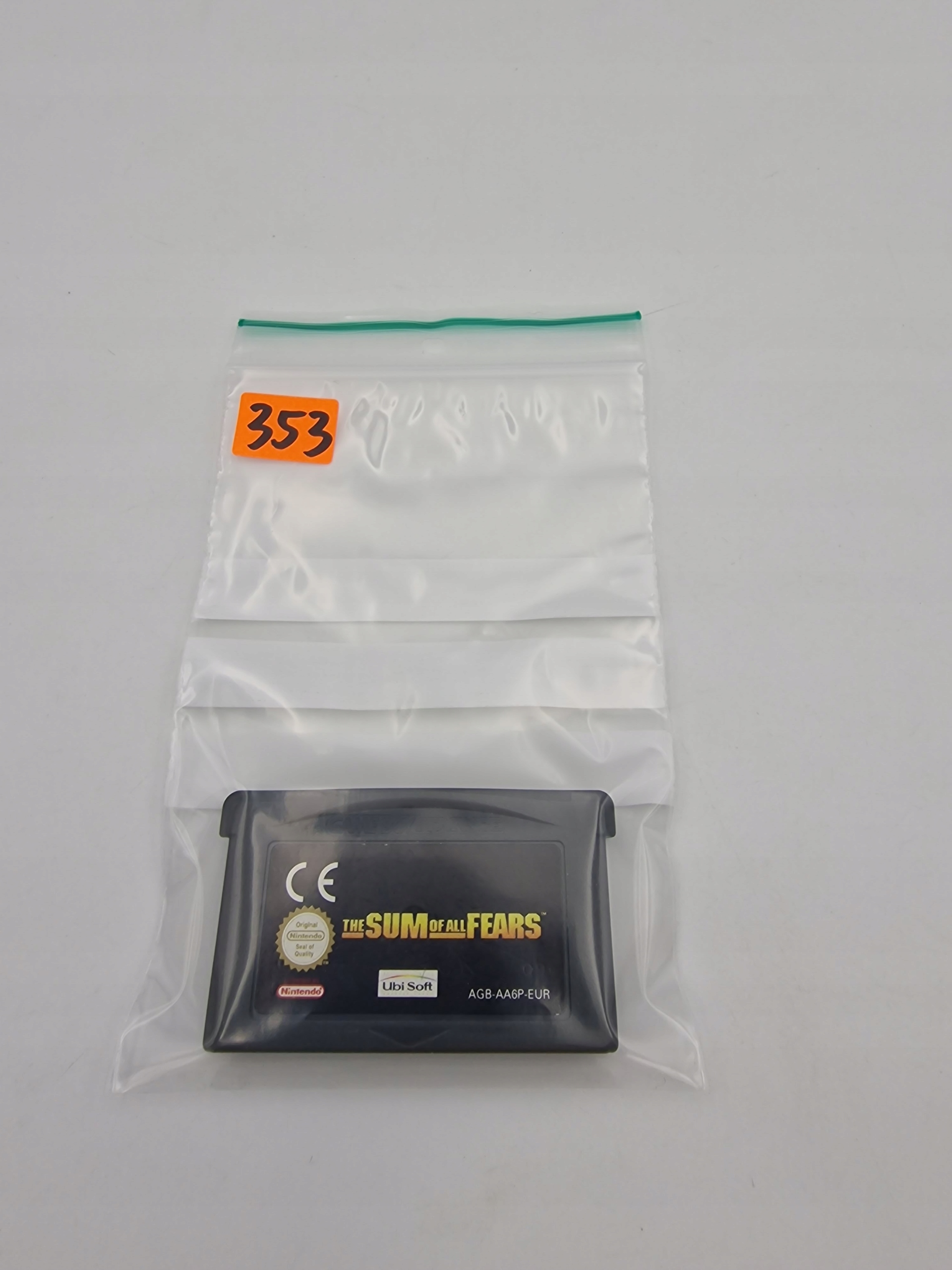 GAME BOY ADVANCE THE SUM OF ALL FEARS Producent Nintendo