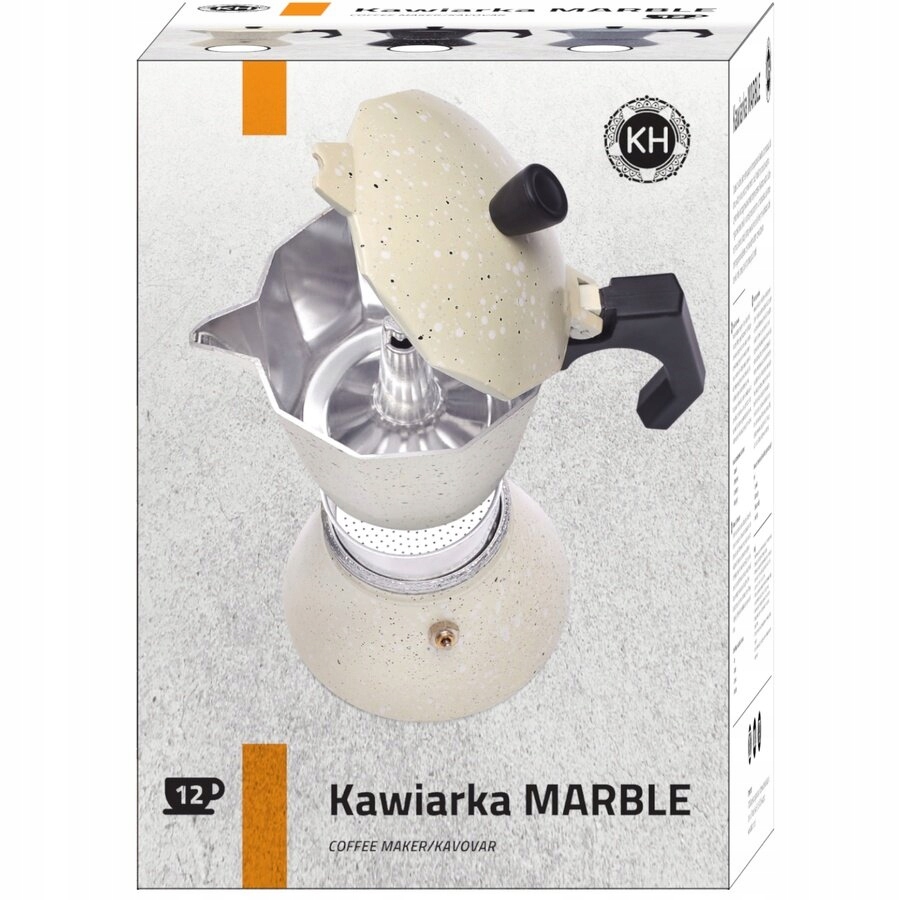 Kawiarka indukcja włoska Konighoffer Vanilla 720ml Materiał aluminium