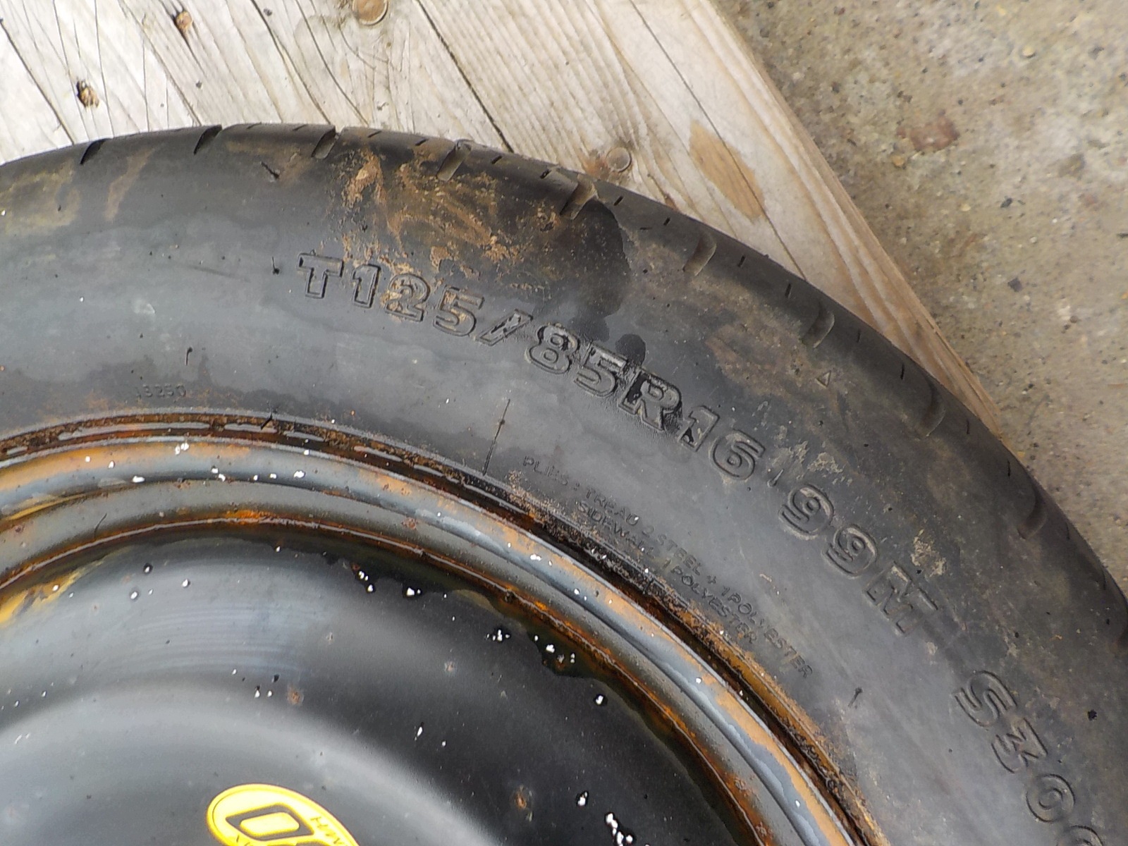 FORD FOCUS II C-MAX MONDEO Roue de secours R16 5x108
