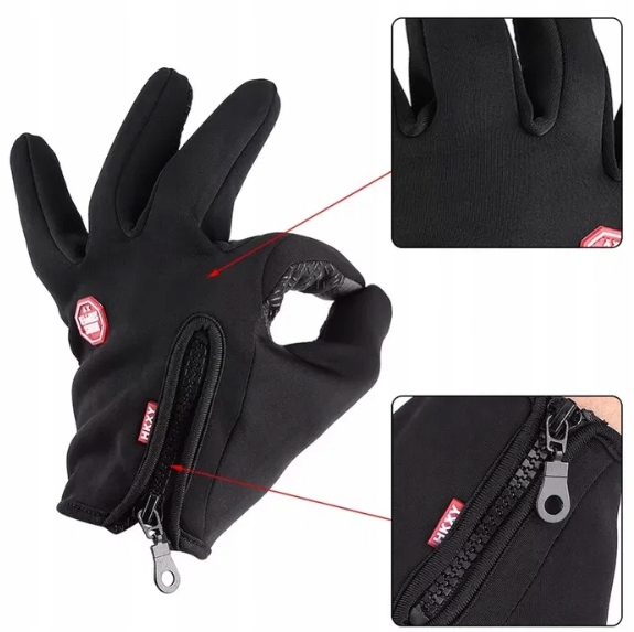 RĘKAWICZKI SPORTOWE WODOODPORNE DOTYKOWE ROWEROWE Kolekcja 2022/2023