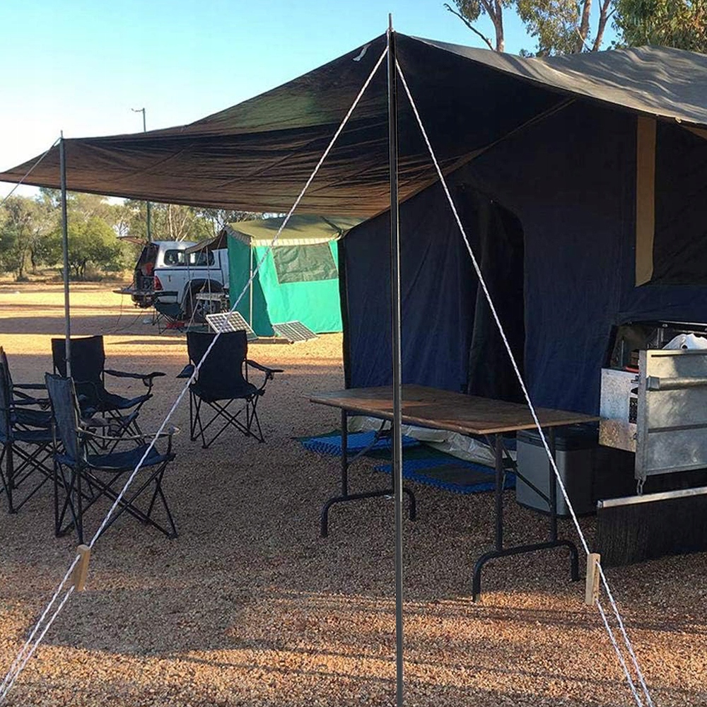 ZEWNĘTRZNY REGULOWANY SŁUPEK DO NAMIOTU ZE STOPU ALUMINIUM 95-235 CM 2SZT Model Hoop Sticks