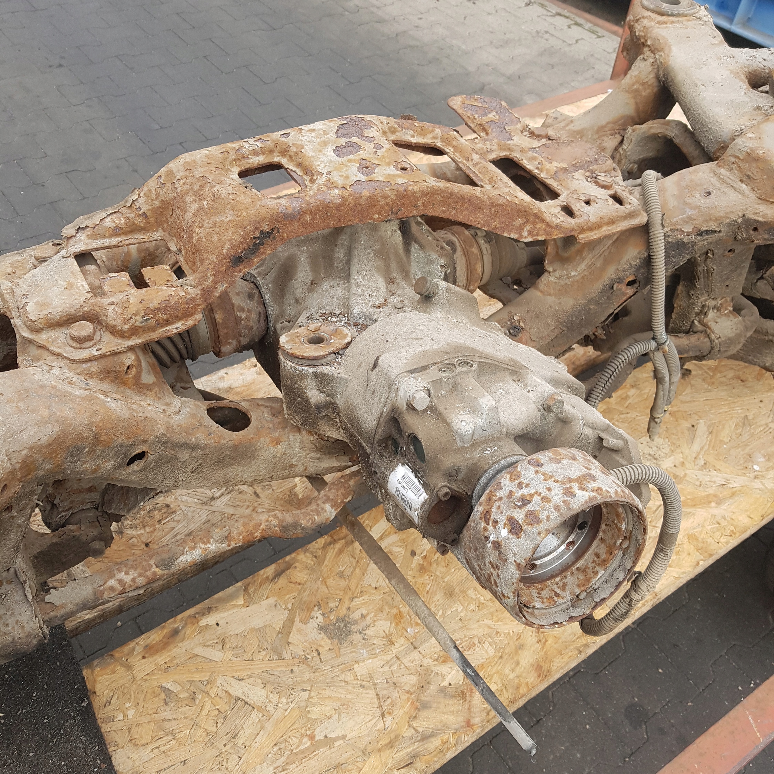 axle beam subframe springing rear part VOLVO XC90 2.9 B