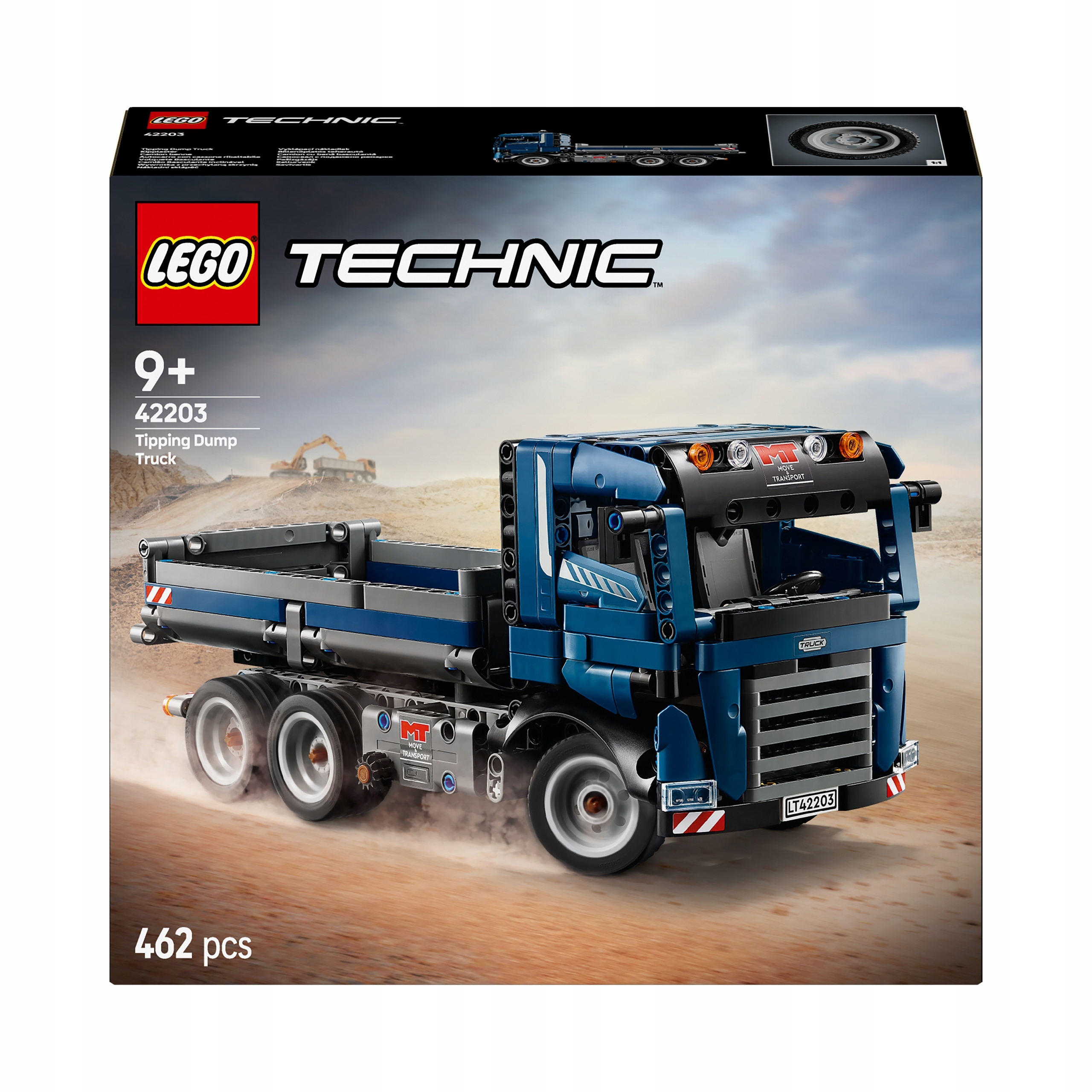 Lego Technic 42203 Sklápěč s naklápěcí převodovkou