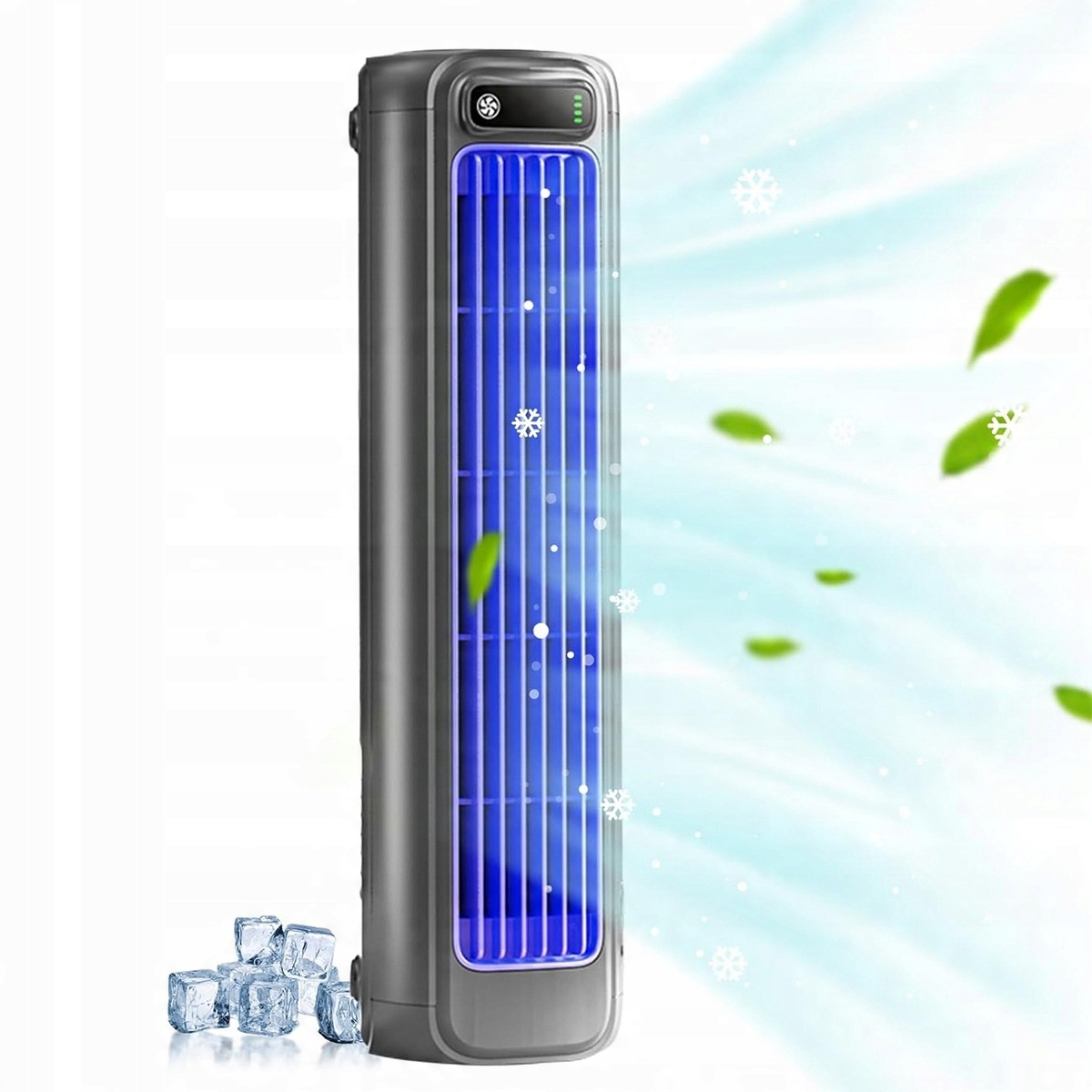 Wiatrak Biurkowy Wentylator Kolumnowy Klimatyzator Pokojowy Usb-c