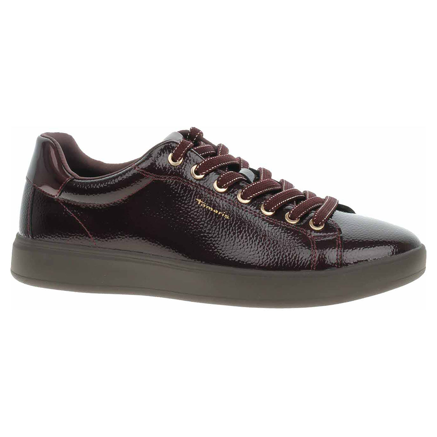 Dámské polobotky Tamaris 1-23720-43 burgundy patent 38