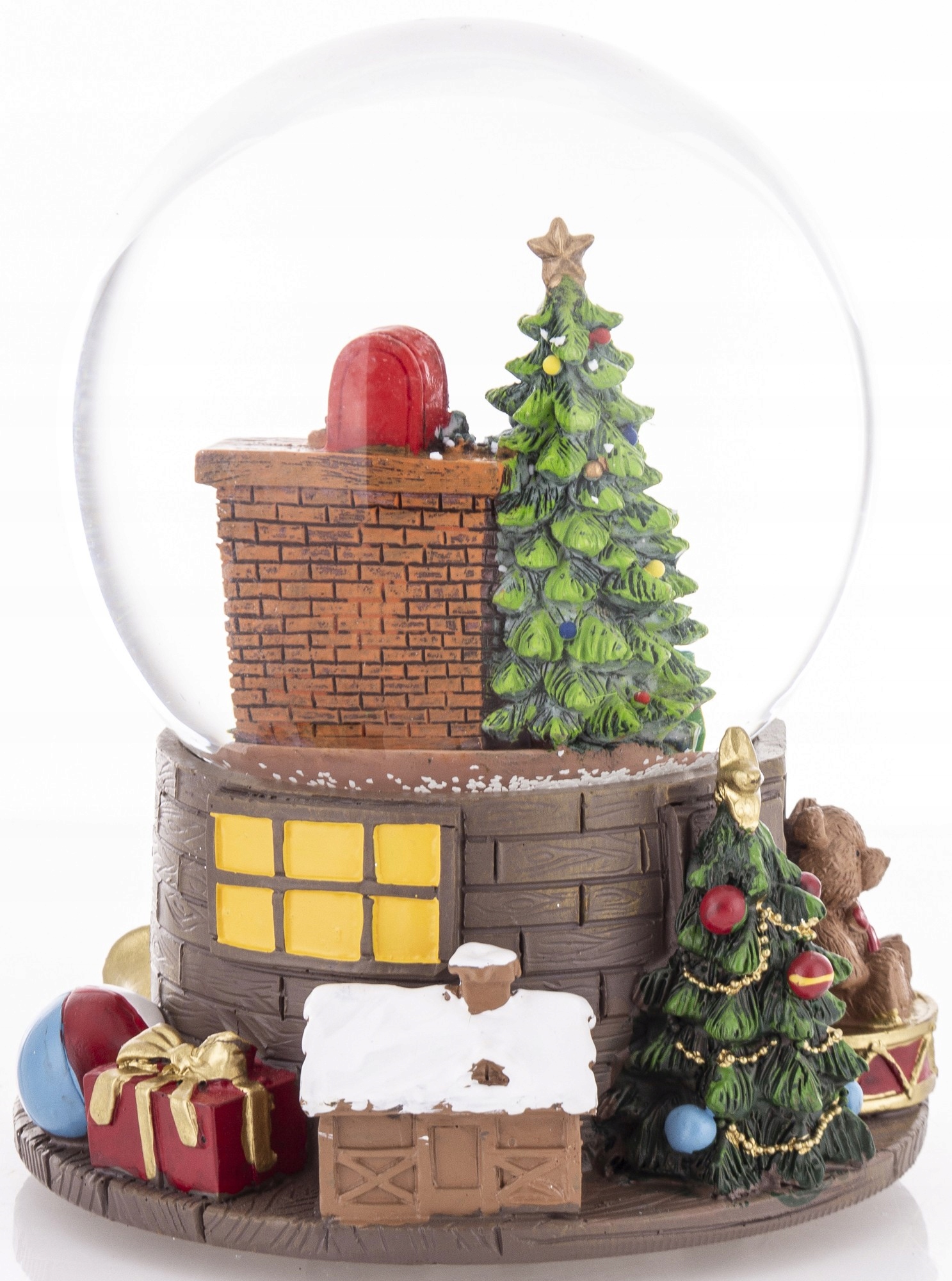 KULA ŚNIEŻNA SZKLANA ŚWIĘTA POZYTYWKA MIKOŁAJ Marka Art-Pol