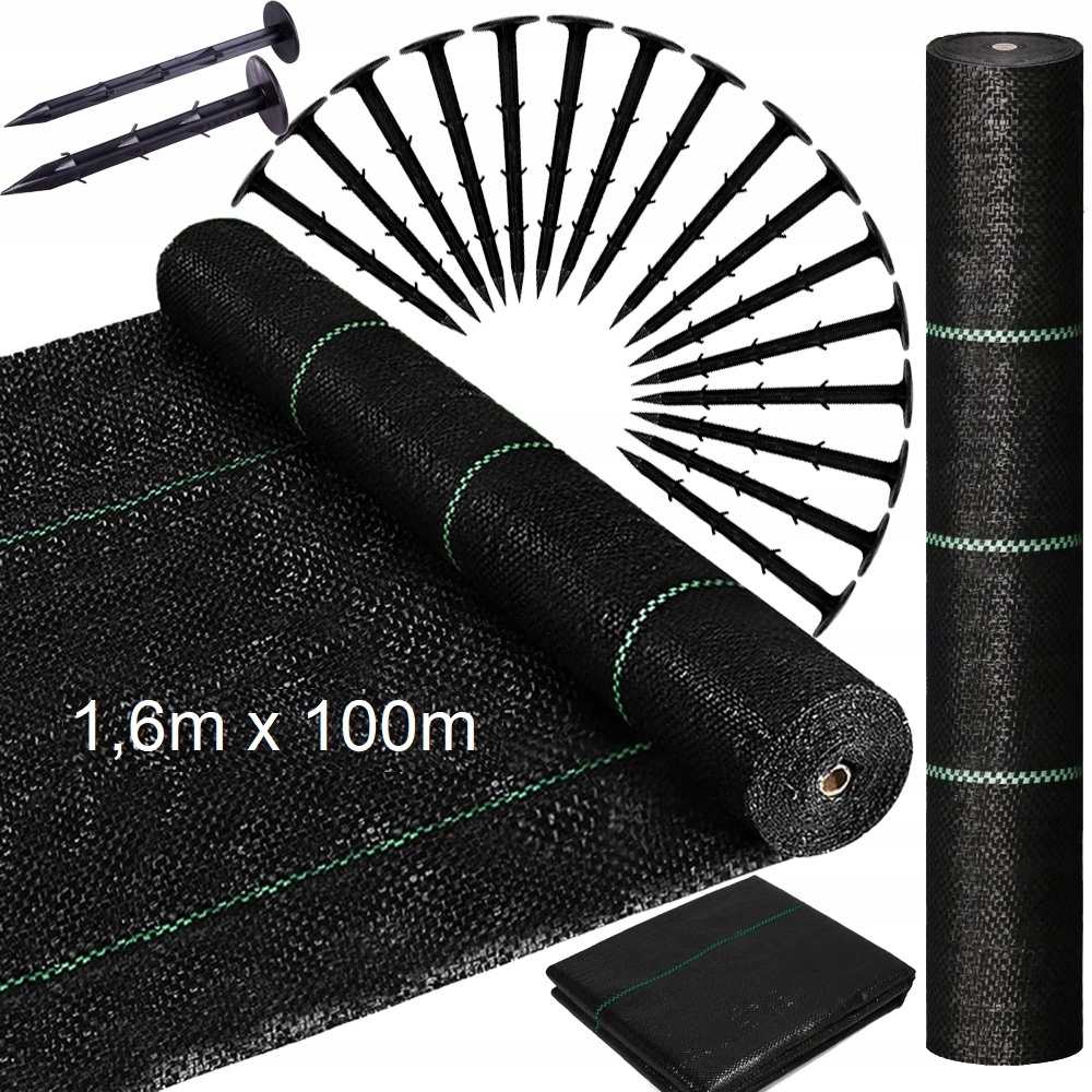 

Agrotkanina 1,6x100m Na Chwasty Uv 70 Agrowłóknina