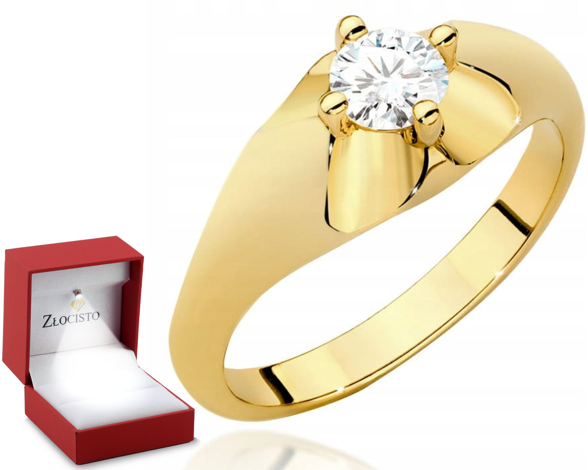 Zlatý Prstýnek S Briliantem 585 Gravírování