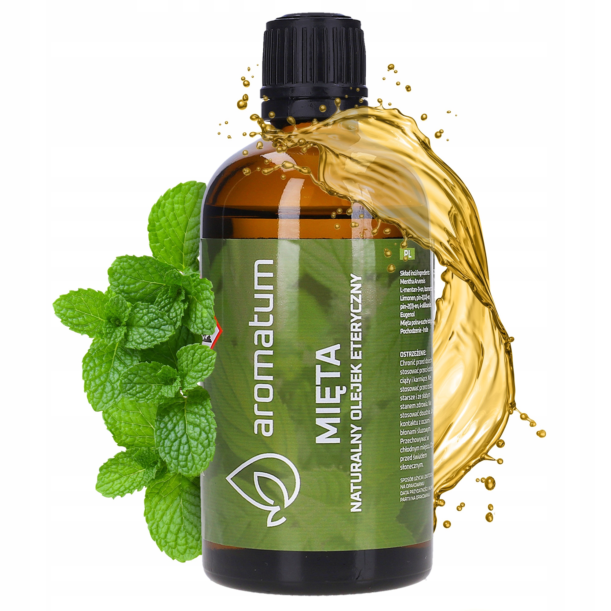 

Naturalny Olejek Eteryczny Mięta Miętowy Masaż