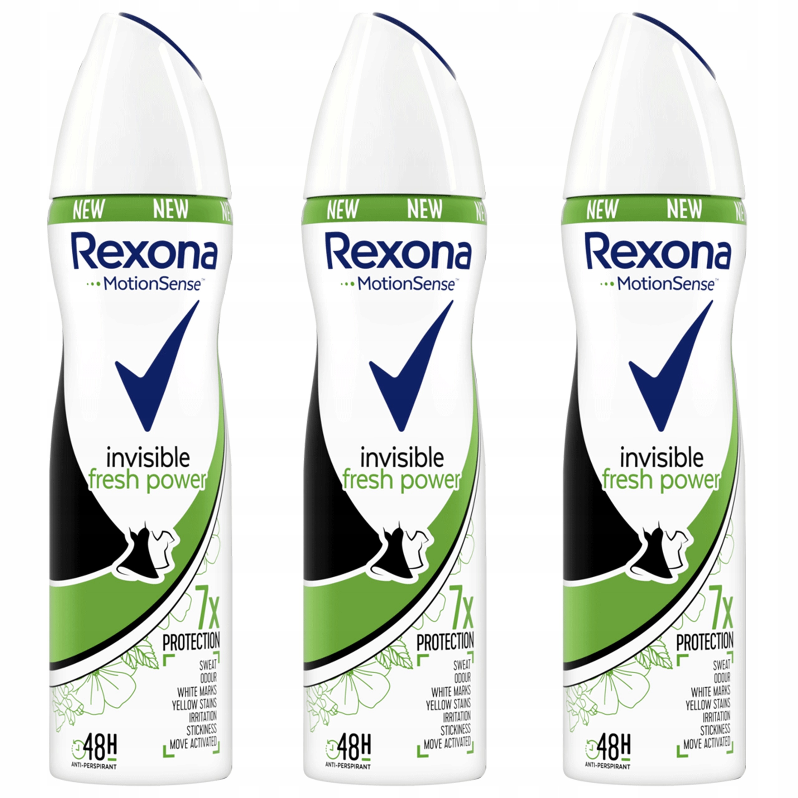

Rexona Invisible Fresh Antyperspirant 3x150ml