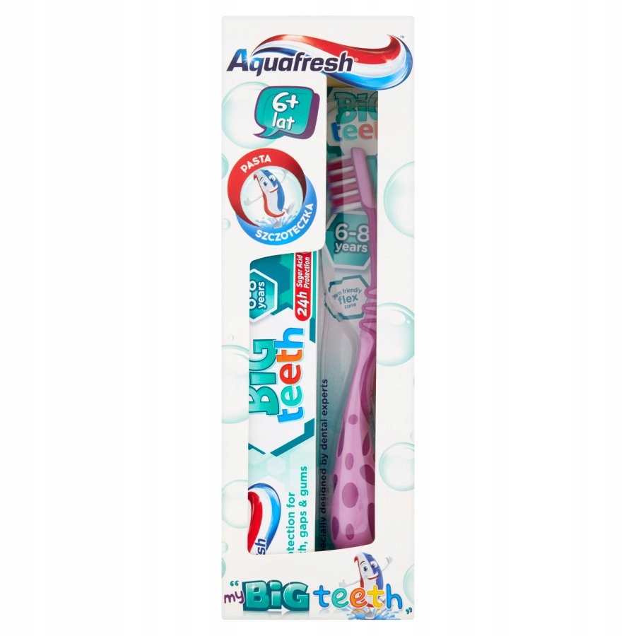 

Aquafresh my Big Teeth zestaw pasta i szczoteczka