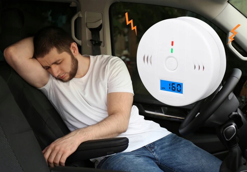 Czujnik Czadu i Dymu Tlenku Węgla Bezprzewodowy Stan opakowania oryginalne