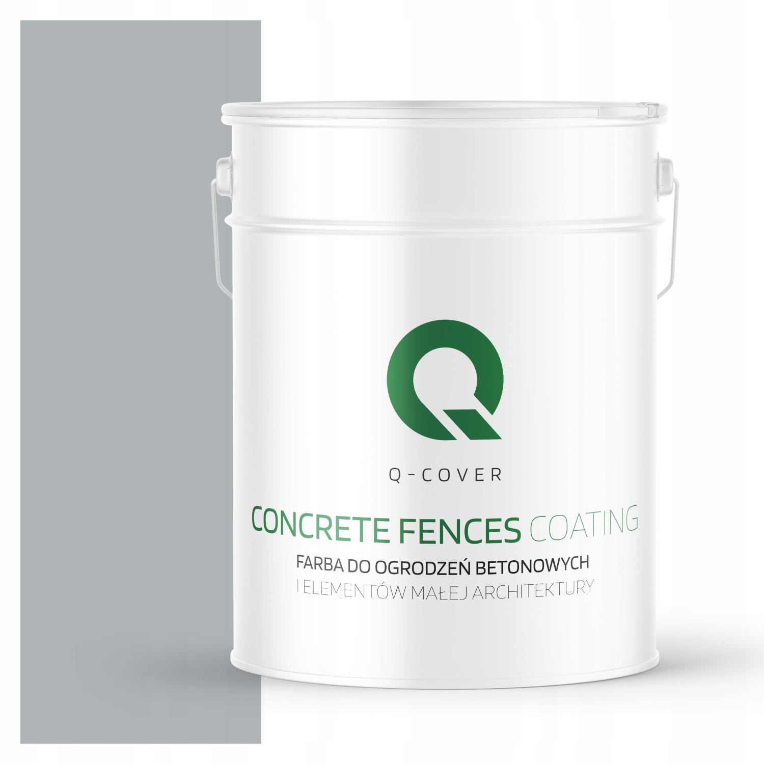 Farba Do Malowania Ogrodzeń Betonowych Kolor Szary Jasny Niebieski F253 10L