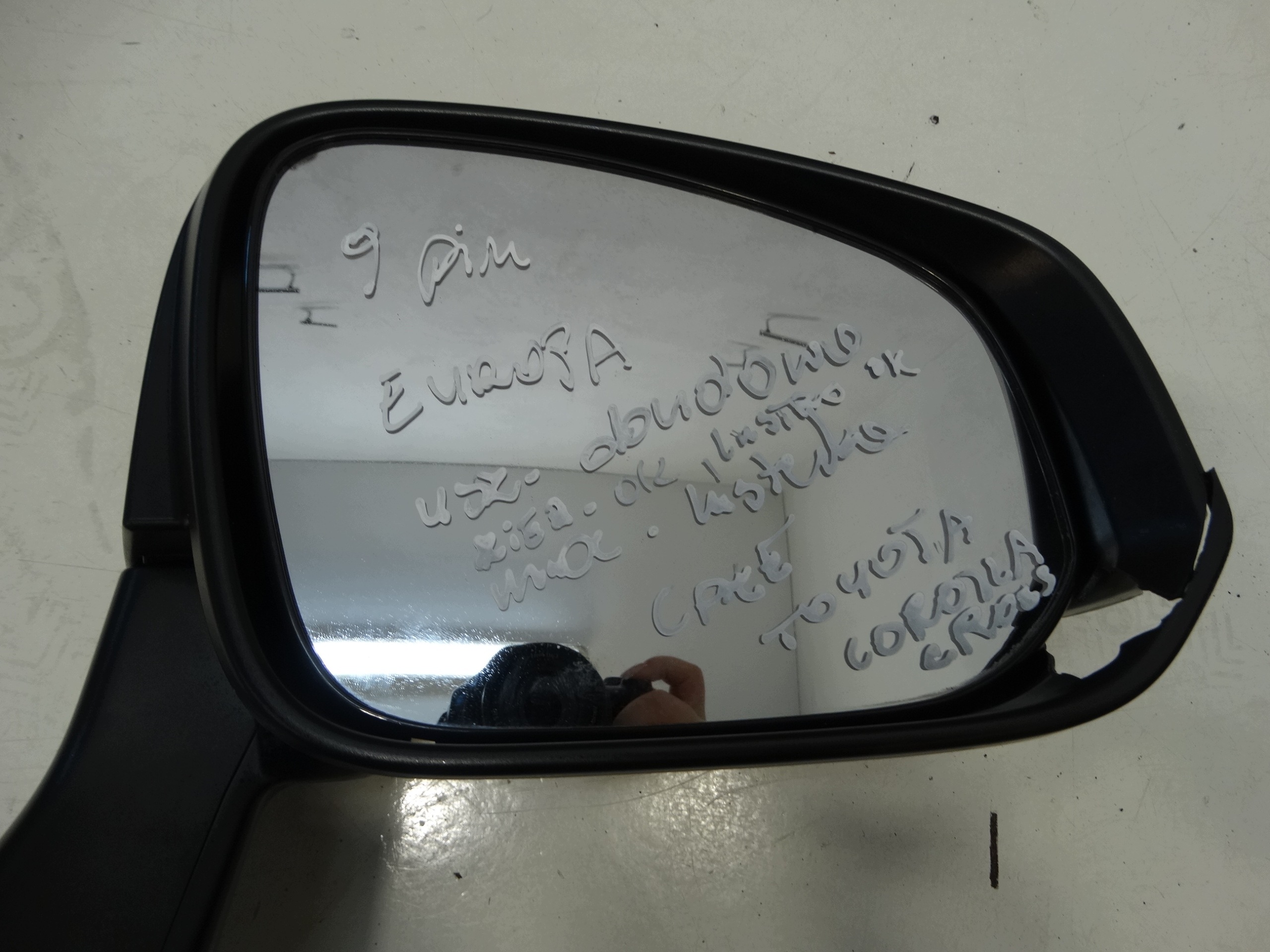 mirror right front TOYOTA COROLLA CROSS 24R. EUROPA