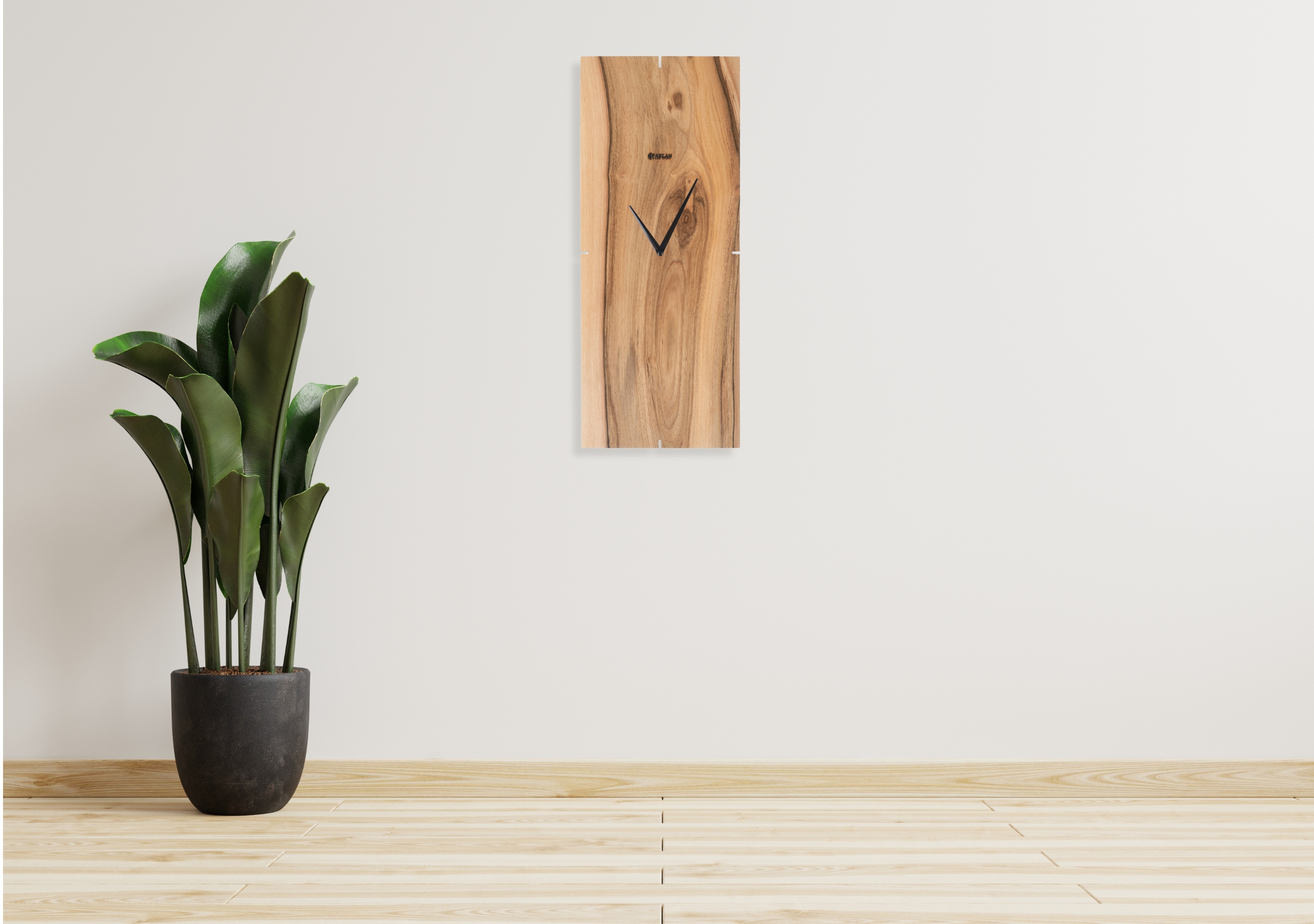 Zegar Ścienny Duży 50 cm Z Drewna Cichy Loft Vintage Kuchni Korytarz Parlan Typ ścienny