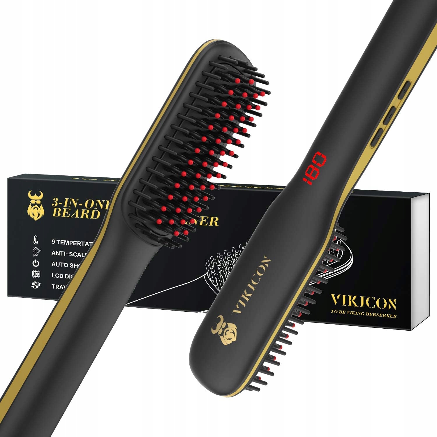 Vikicon Prostownica Do Brody Włosów