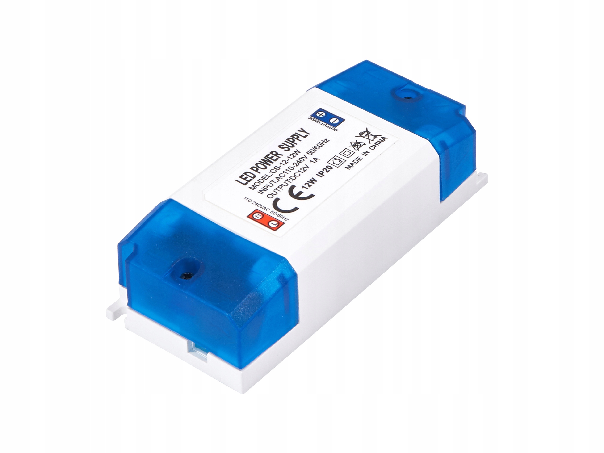 

Zasilacz Led meblowy 1A 12W IP20 12V