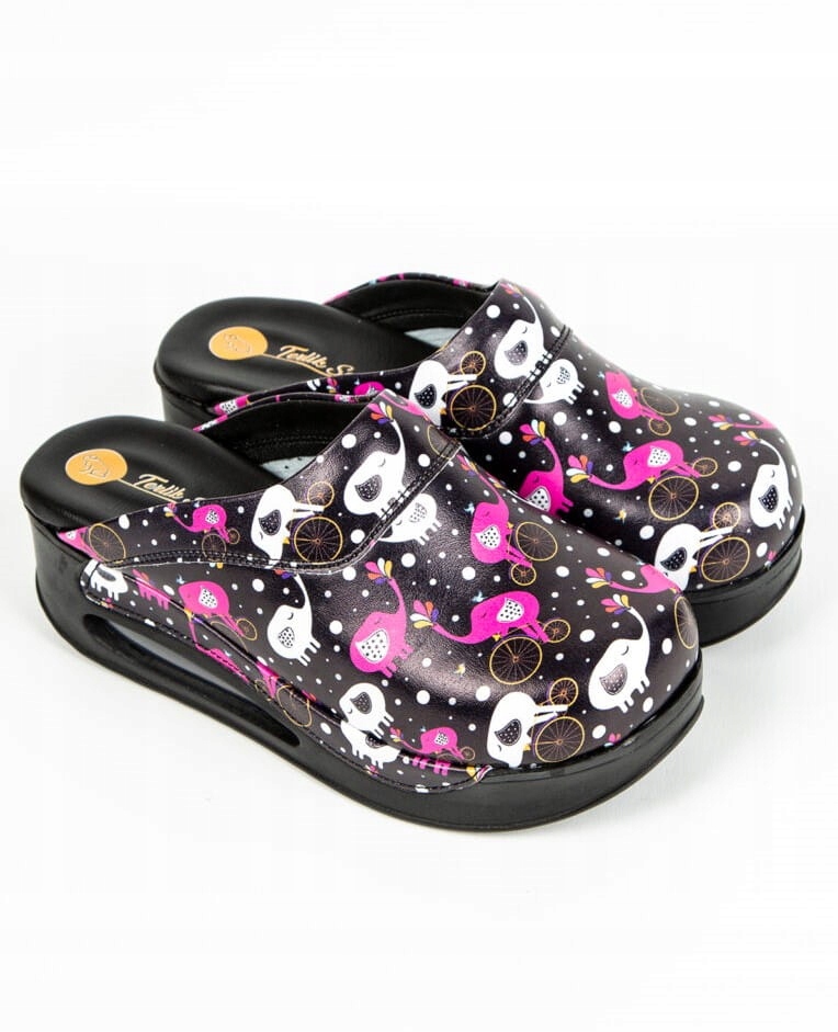 Air Clogs buty medyczne czarne w słonie 36
