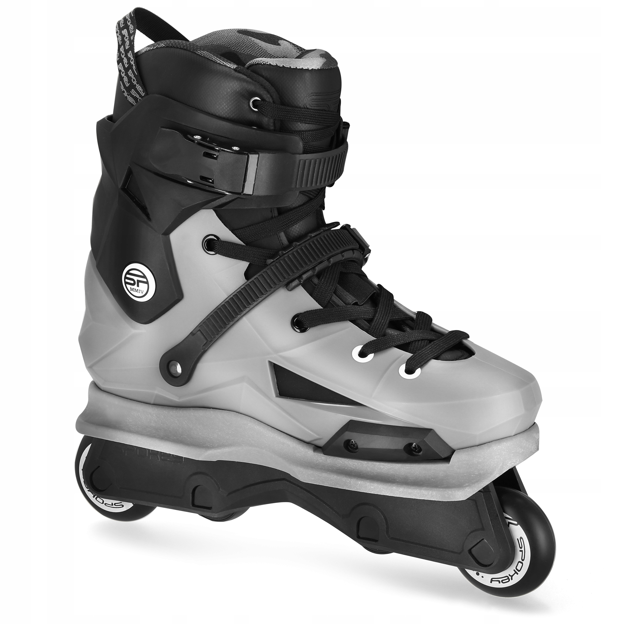 Kolečkové Brusle Spokey Shapez šedo-černé, velikost 40