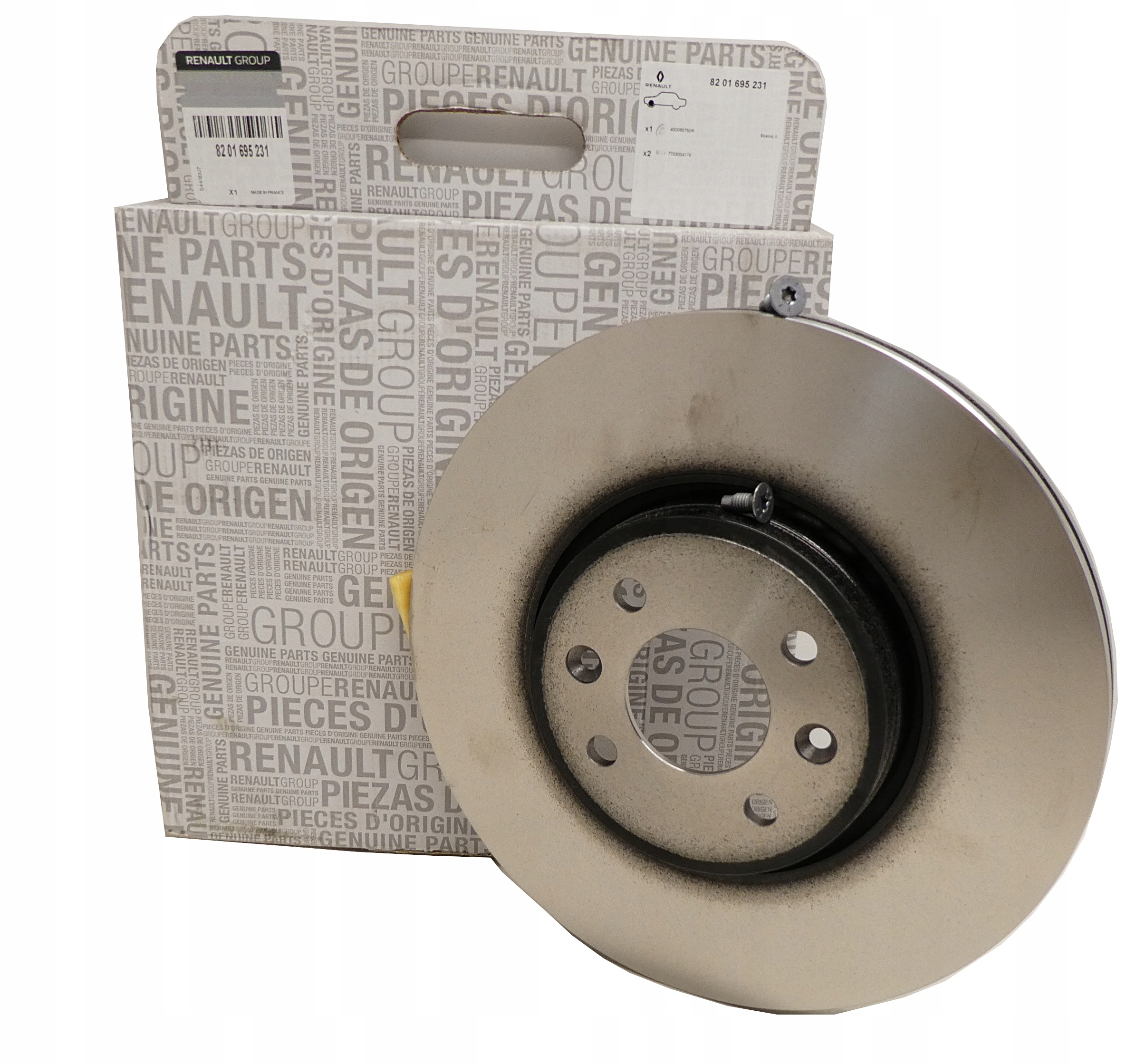 ORYG Tarcza hamulcowa przód RENAULT SCENIC II