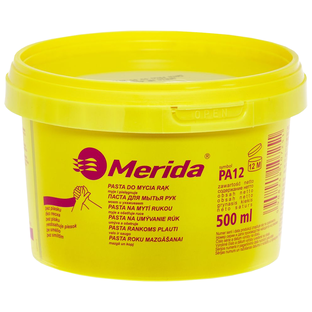 

Pasta Bhp do mycia rąk, bez piasku Merida PA12