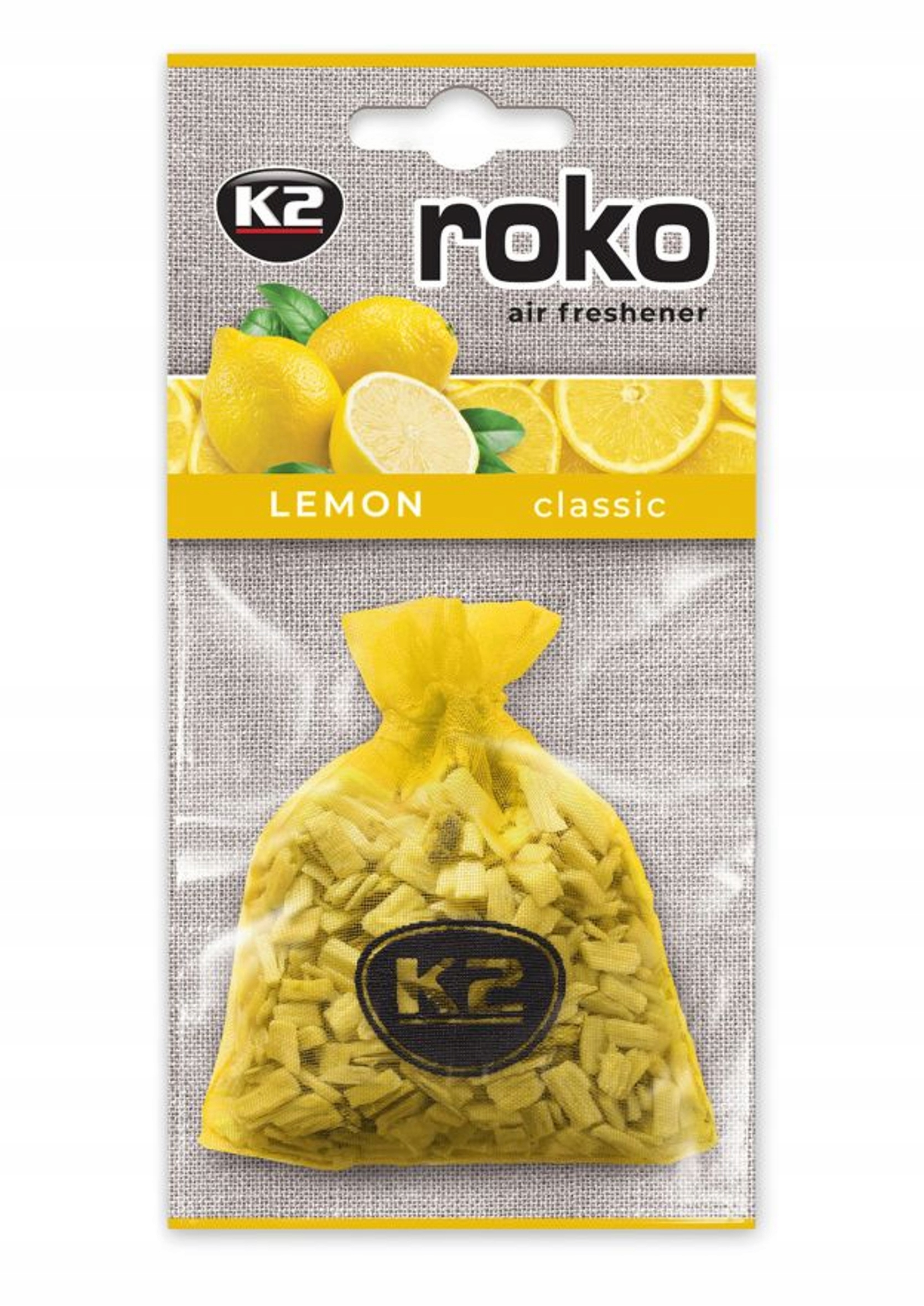 

K2 Roko Lemon Zapach Samochodowy W Woreczku