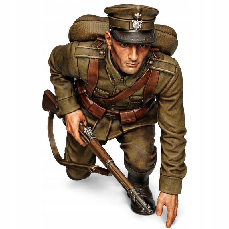 Figurka Polski Żołnierz WW2 1939 1 Model 3d Skala 1:35