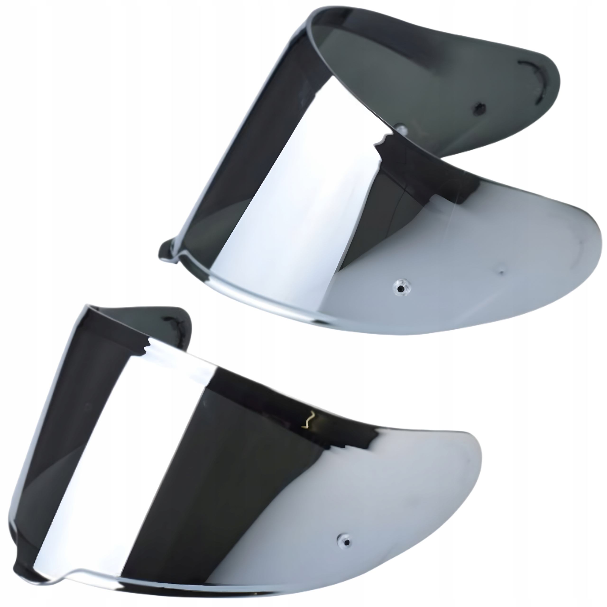 Sklo Hledáček Helma LS2 FF807 Dragon FF817 Challenger II Stříbrná zrcadlovka