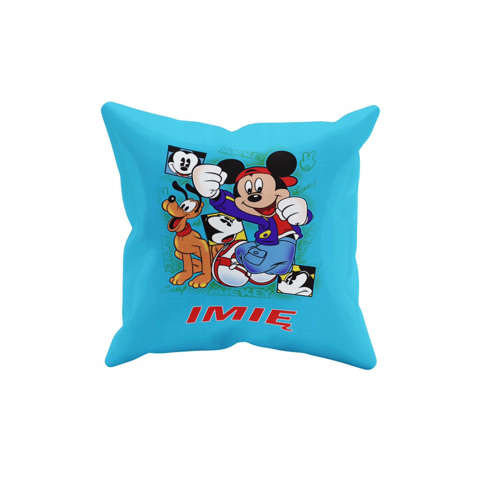 POSZEWKA NA PODUSZKĘ JAŚKA DO PRZEDSZKOLA MYSZKA MICKEY + IMIĘ GRATIS Waga produktu z opakowaniem jednostkowym 0.5 kg