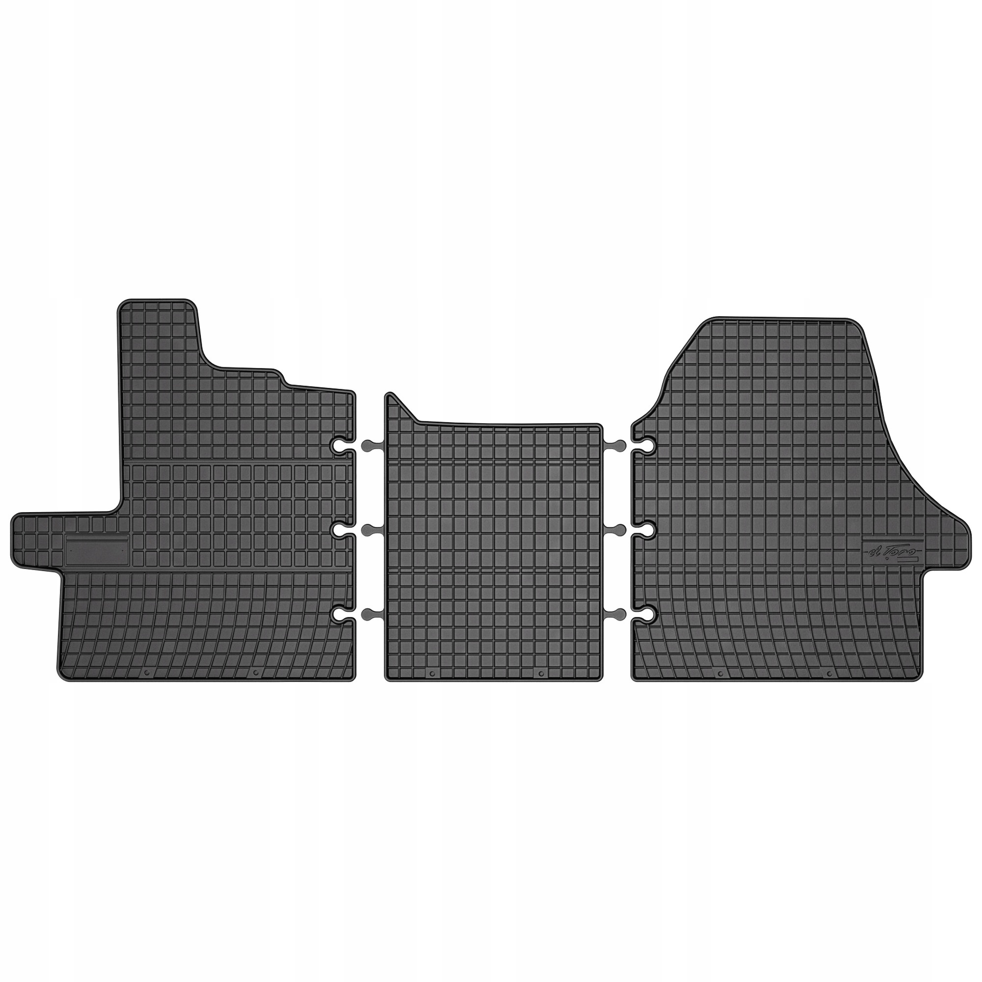 Gumové koberce černé Citroen Jumper Fiat Ducato Peugeot Boxer od roku 2006