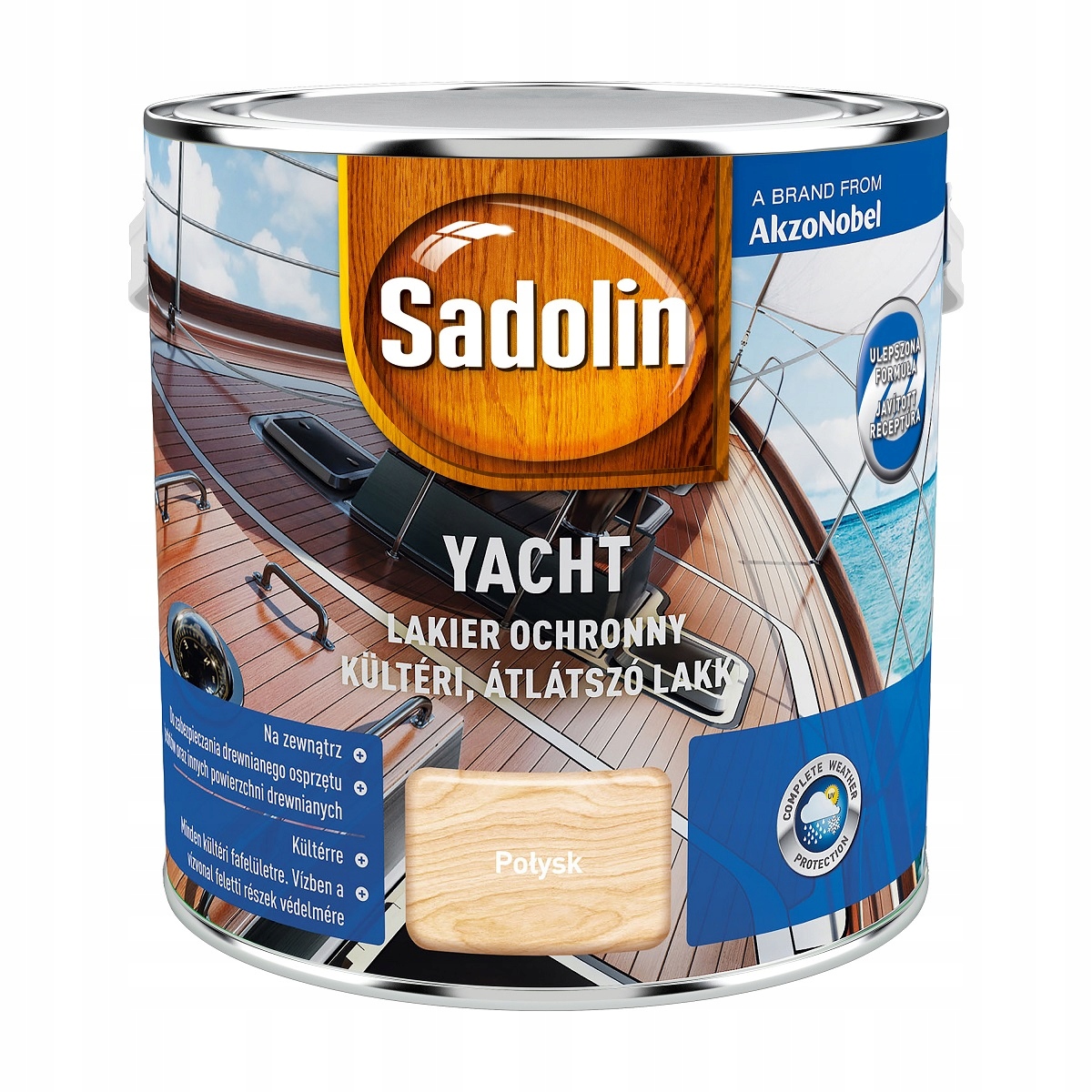 

Sadolin Yacht Lakier Zewnętrzny Połysk 2,5L