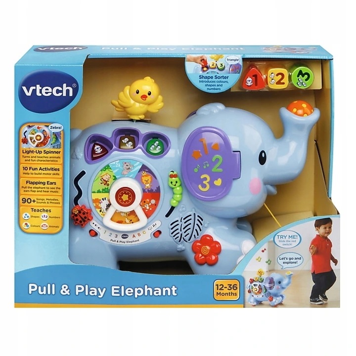 VTECH 60978 СУПЕР ІНТЕРАКТИВНИЙ СЛОН Версія PL
