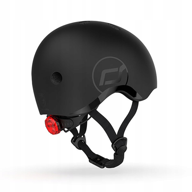 Kask dla dzieci Scootandride Black 3+ S-m