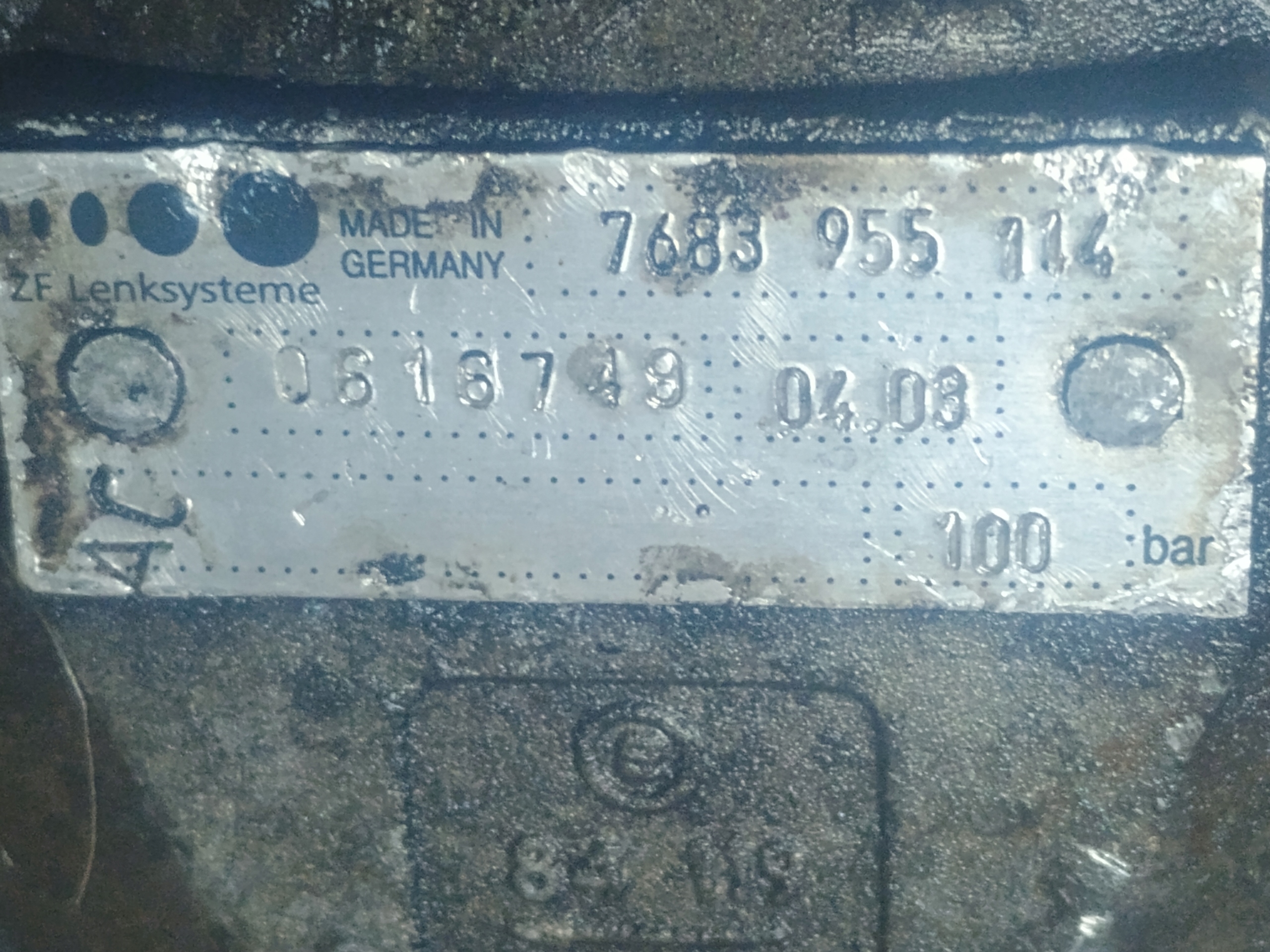 Pompa servosterzo 7683955114 DUCATO BOXER JUMPER 2.8