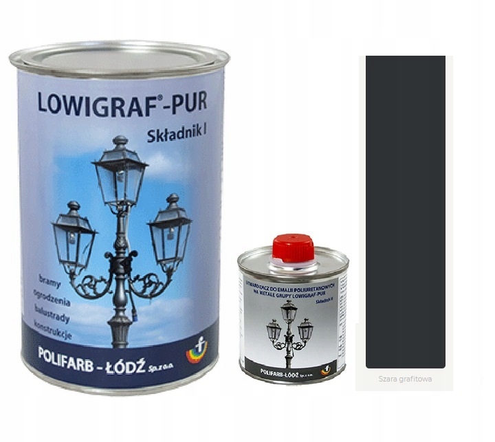

Lowigraf Pur Emalia poliur. 0,8l SZAR-GRAF+utw gł.