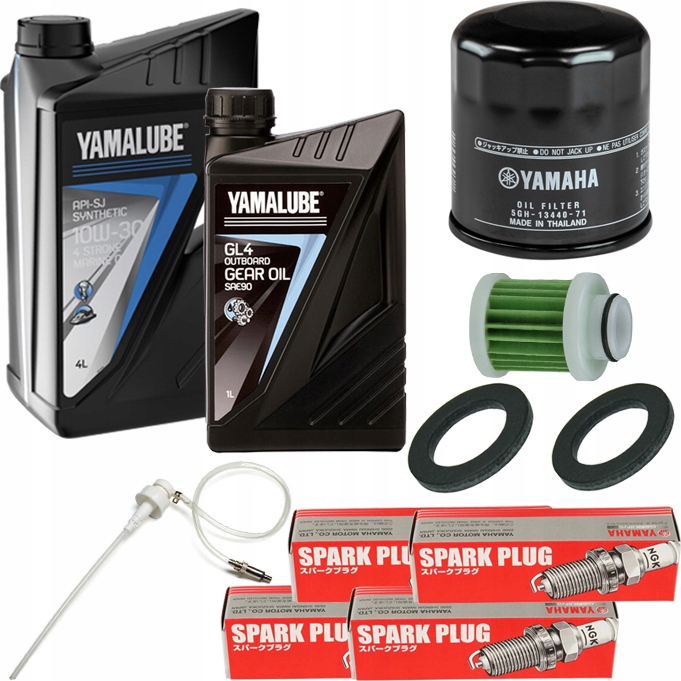 F100F zestaw serwisowy Yamaha Yamalube 10W30 filtr