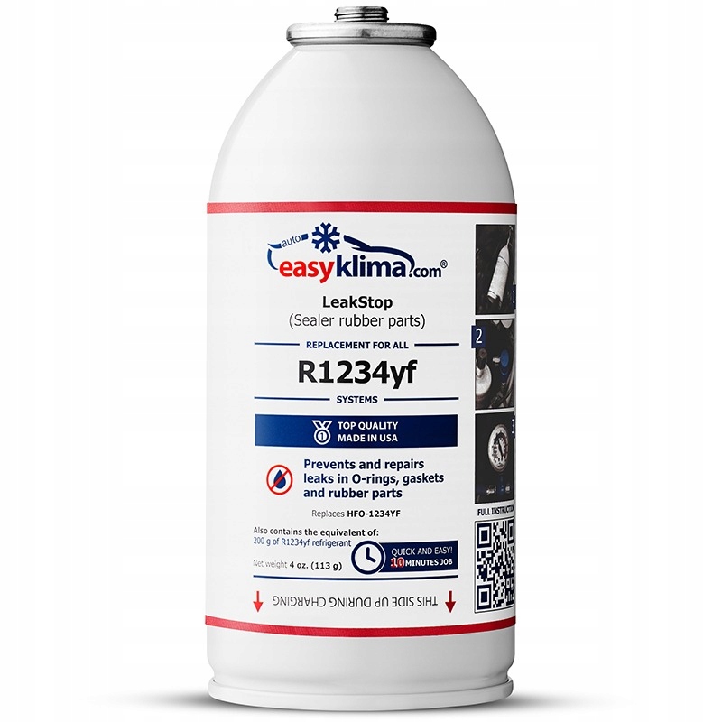 ZESTAW do nabijania i uszczelniania aut z R1234YF Producent EasyKlima