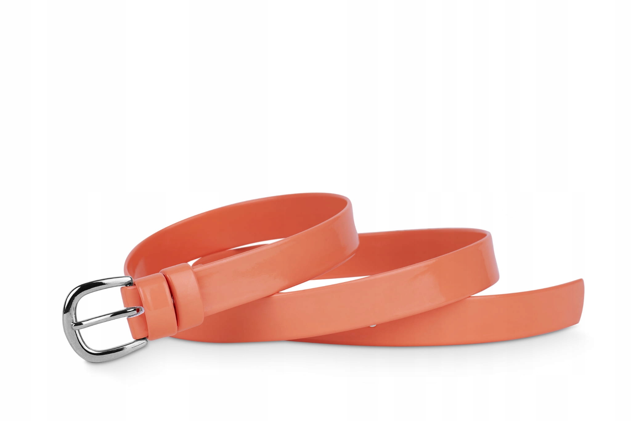 

Pasek damski klasyczny łososiowy lakier 2 cm