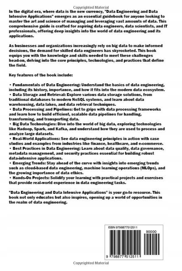 CAMPBELL, SAM Data Engineering and Data Intensive Applications: 2 in 1 Guid Język publikacji angielski