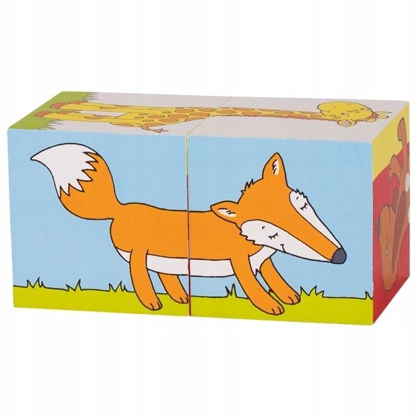 

Goki Puzzle zwierzęta kostki przestrzenne dzieci