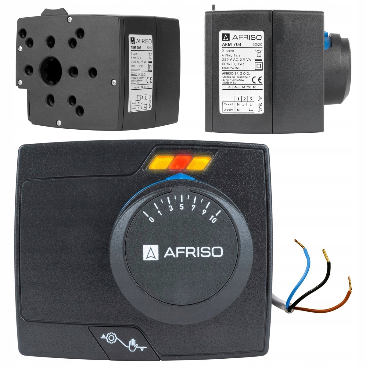 Elektrický Valec Afriso Arm 703 2-BODOVÝ 230V Pre Zmiešavacie Ventily