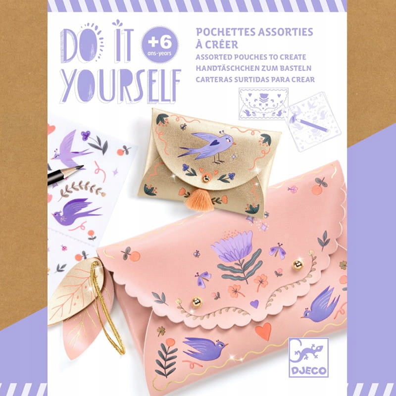 

Djeco Zestaw artystyczny Diy Portmonetki Torebka