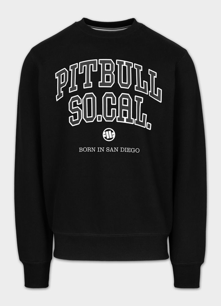 Pánská Mikina Pitbull So Cal Crewneck Potisk na přední straně Mikina Bez Kapuce