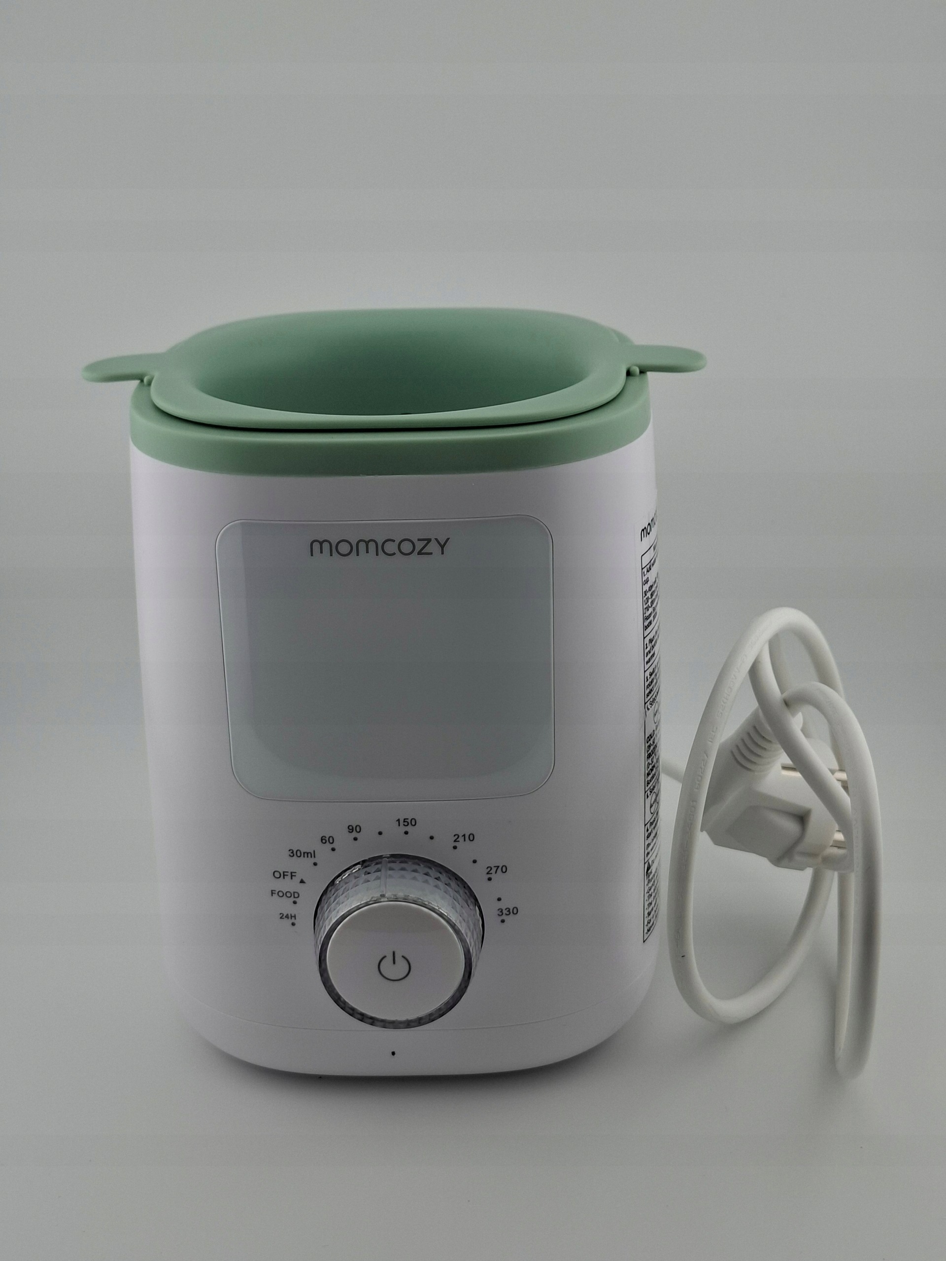 Podgrzewacz do butelek i mleka 9w1 z lampką nocną 37°C sterylizator Momcozy