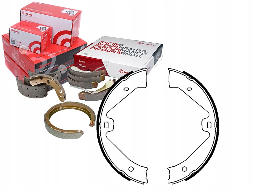 КОМПЛЕКТ СКОБ ГАЛЬМІВНИХ BREMBO 95835292500p069